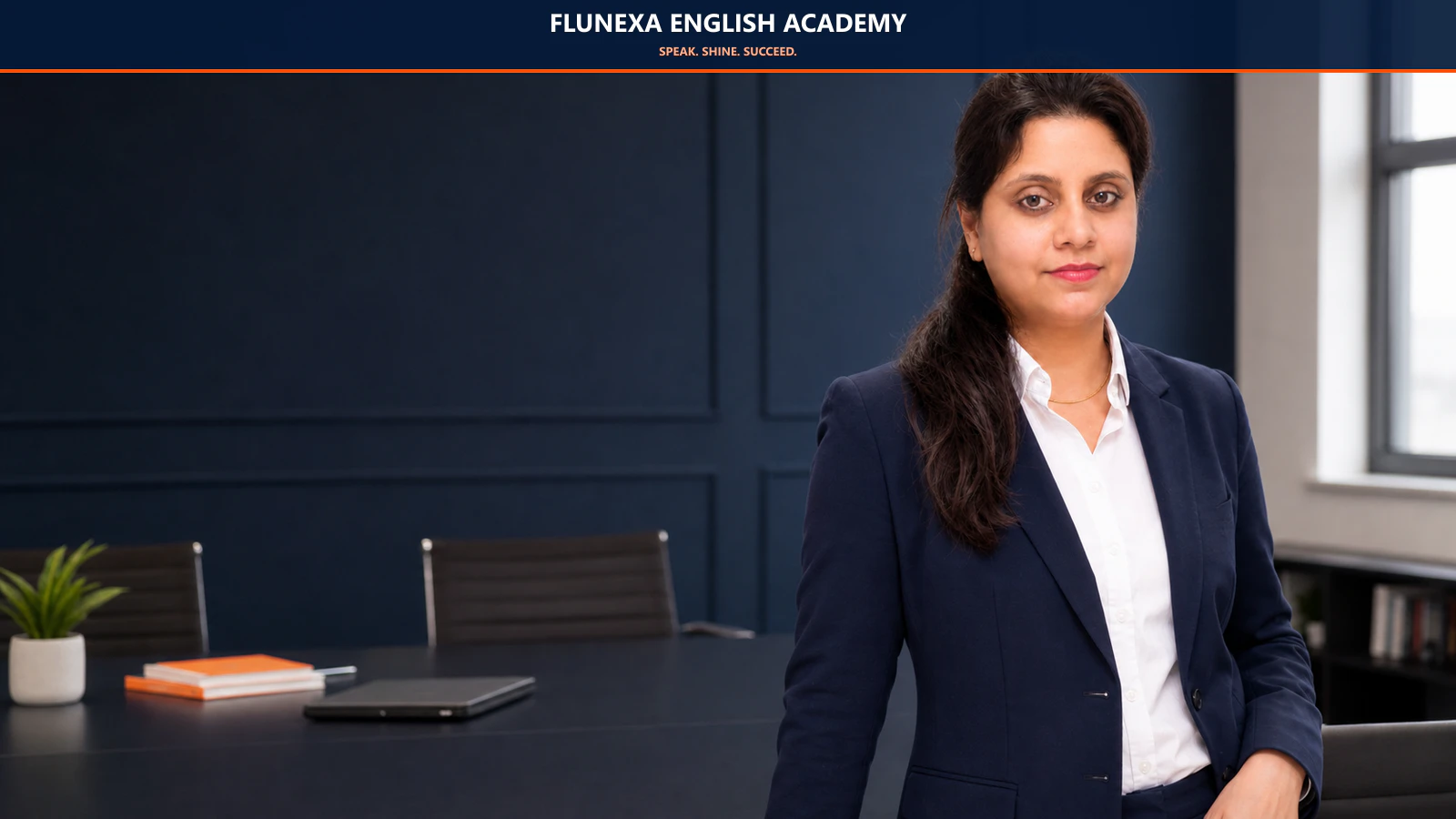 Sakshi Arora in a professional Flunexa training room