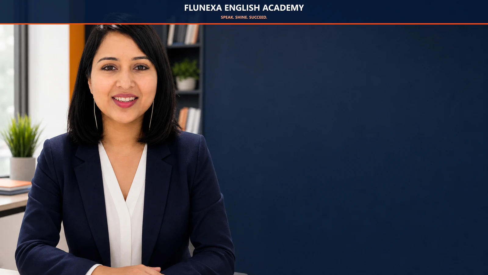 Sridevi D. in a professional Flunexa training room